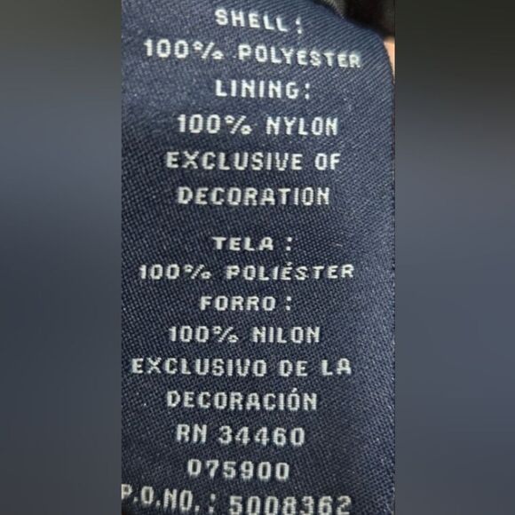 🐢 London Fog Ladies Raincoat. Black, zipper, Size S/P , INCLUDES BELT - Picture 14 of 16